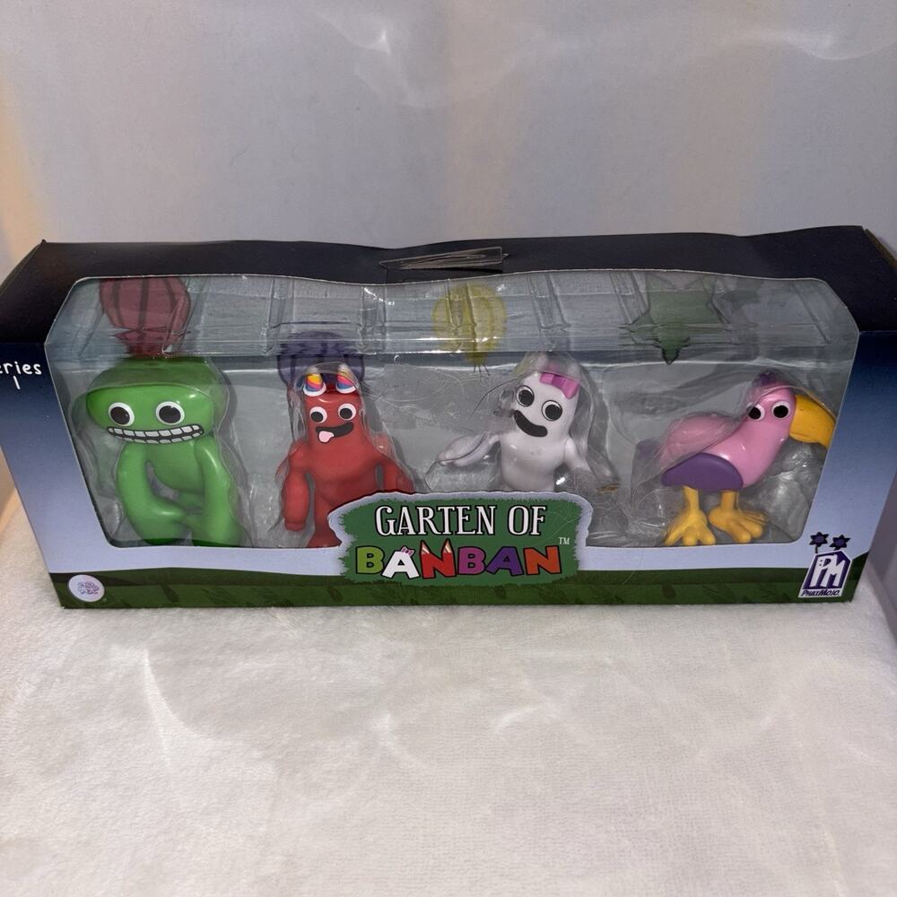 Garten Of BanBan MIni Collectible 4 Figure Set Josh Oplia Series 1 Toy Figures